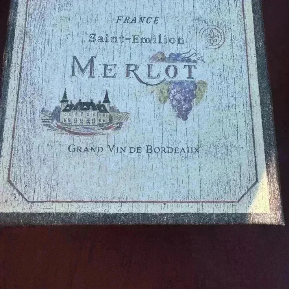 Lauren Hamilton Merlot Coaster Set